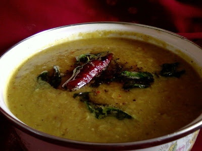 Aratikaya Pindi Miriyam ( Plantain - Pepper Stew ) - Blend with Spices