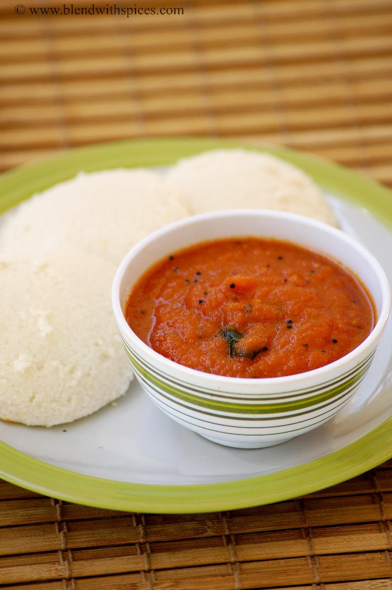 Onion Tomato Red Chutney Recipe Red Chutney For Idli Dosa Easy