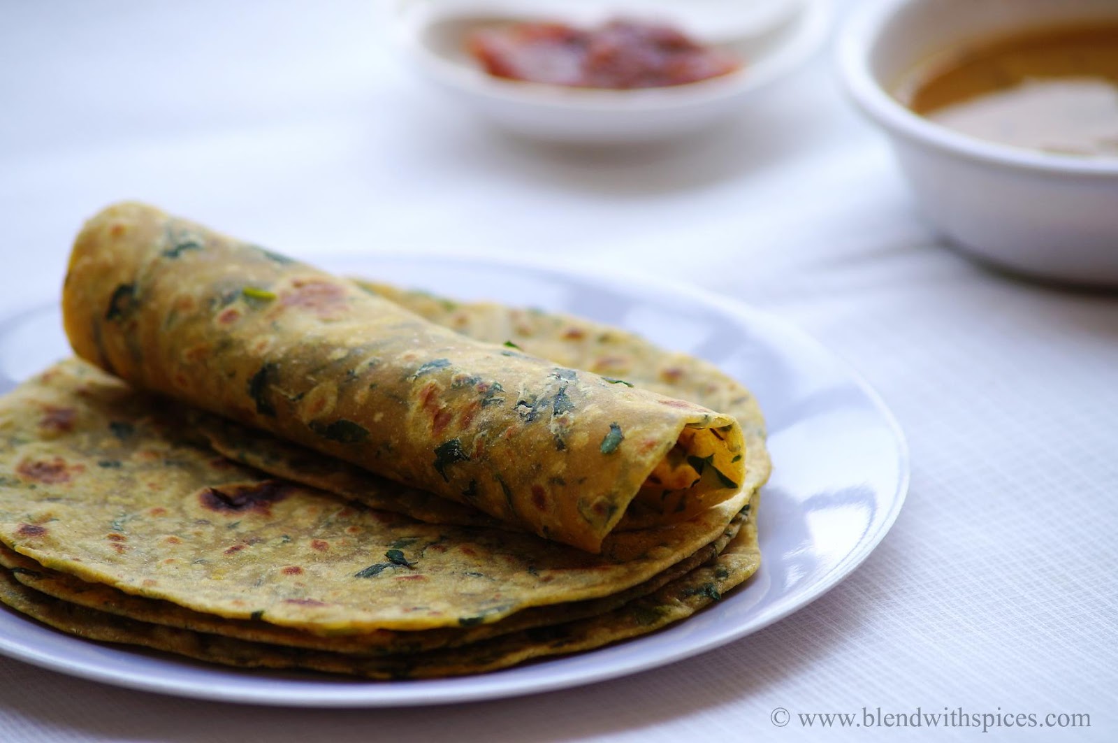 Methi Paratha Recipe - How to make Methi Paratha 