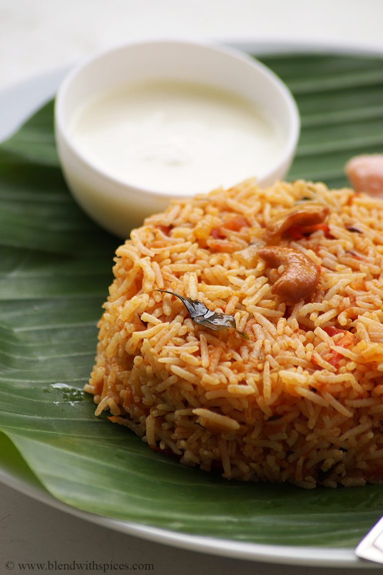 Tomato Rice Recipe, South Indian Tomato Rice Recipe, Easy Rice Recipes