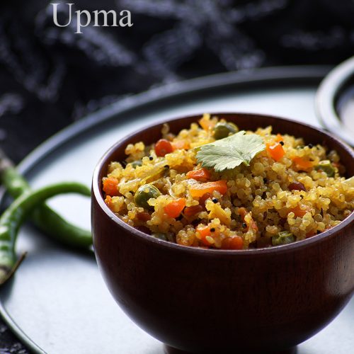 Quinoa Upma Recipe - How to Make Vegan Vegetable Quinoa Upma