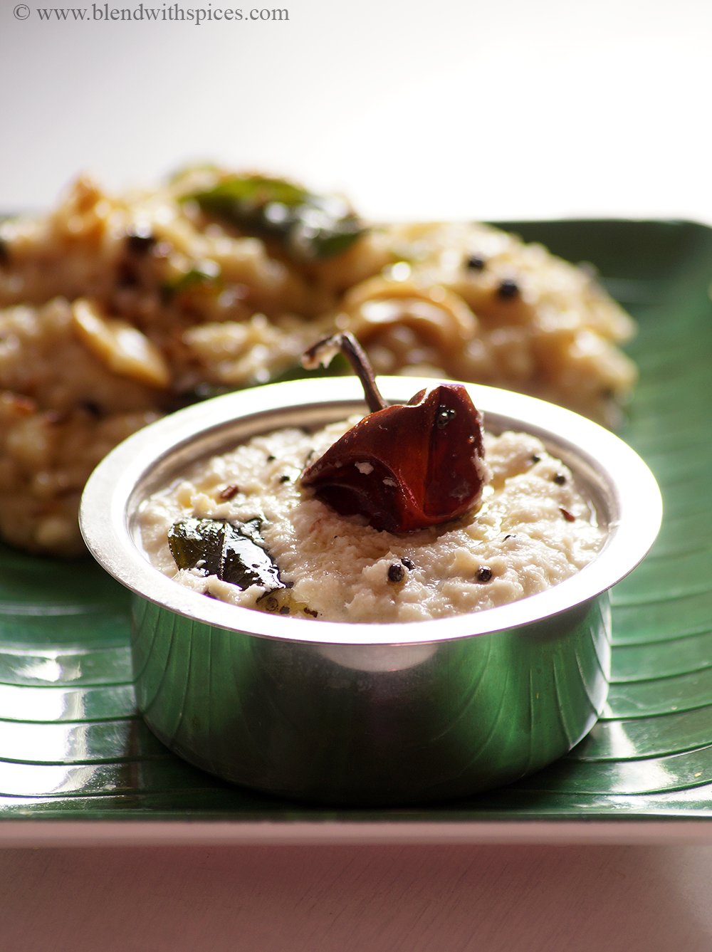 Desiccated Coconut Chutney Recipe, South Indian Chutney without Fresh ...