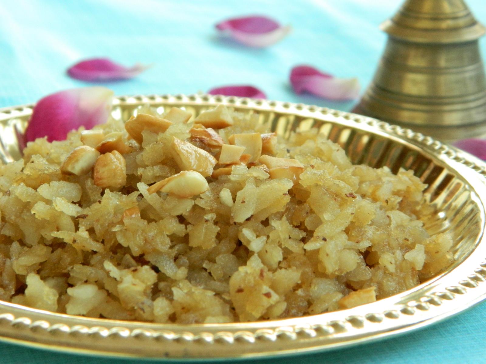 Sweet Poha | Festival Naivedyam Recipe - Blend with Spices