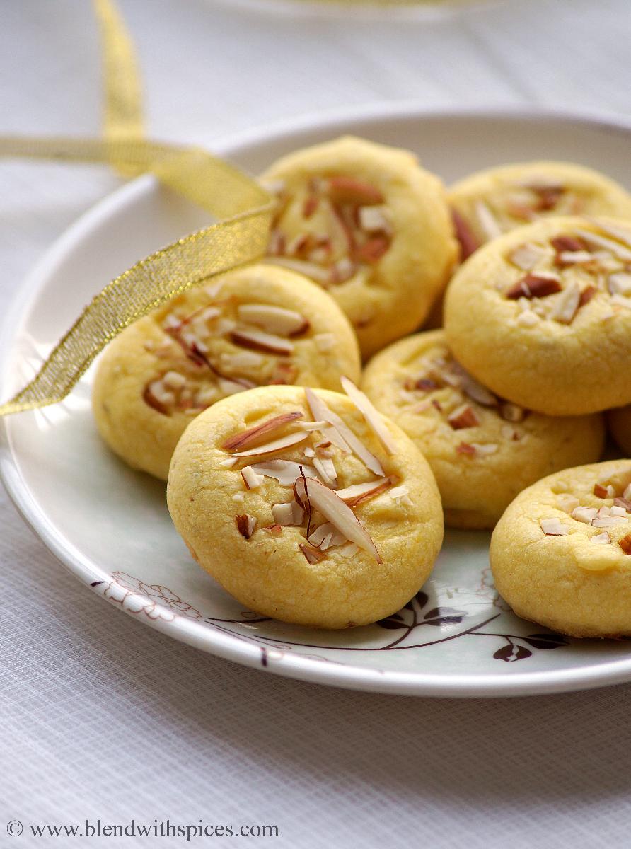 saffron cookies, eggless cookies for diwali, diwali cookies recipes