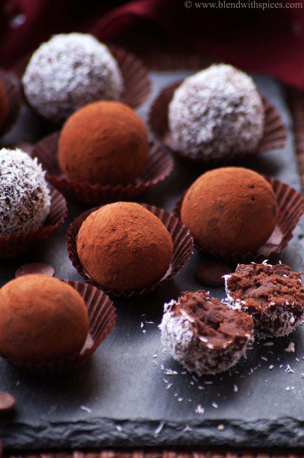 Healthy Chestnut Chocolate Truffles Recipe - Vegan Christmas Truffles