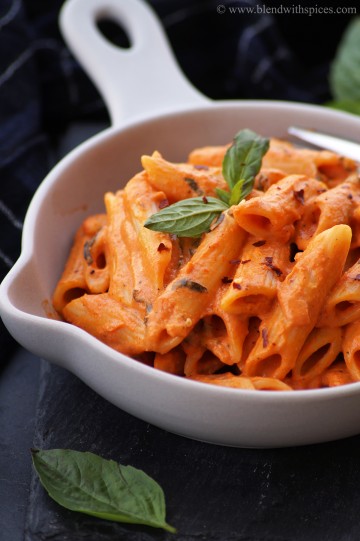 Vegan Creamy Tomato Coconut Pasta Recipe