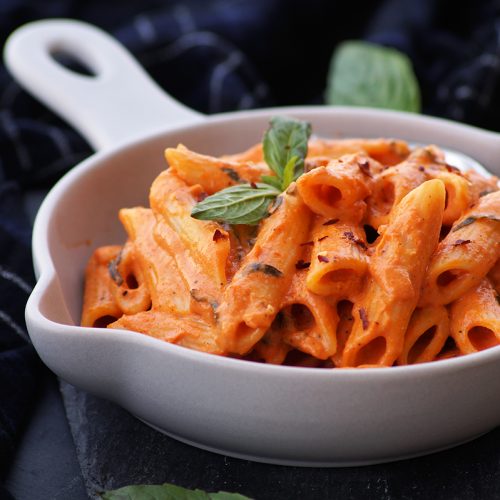 Vegan Creamy Tomato Coconut Pasta Recipe