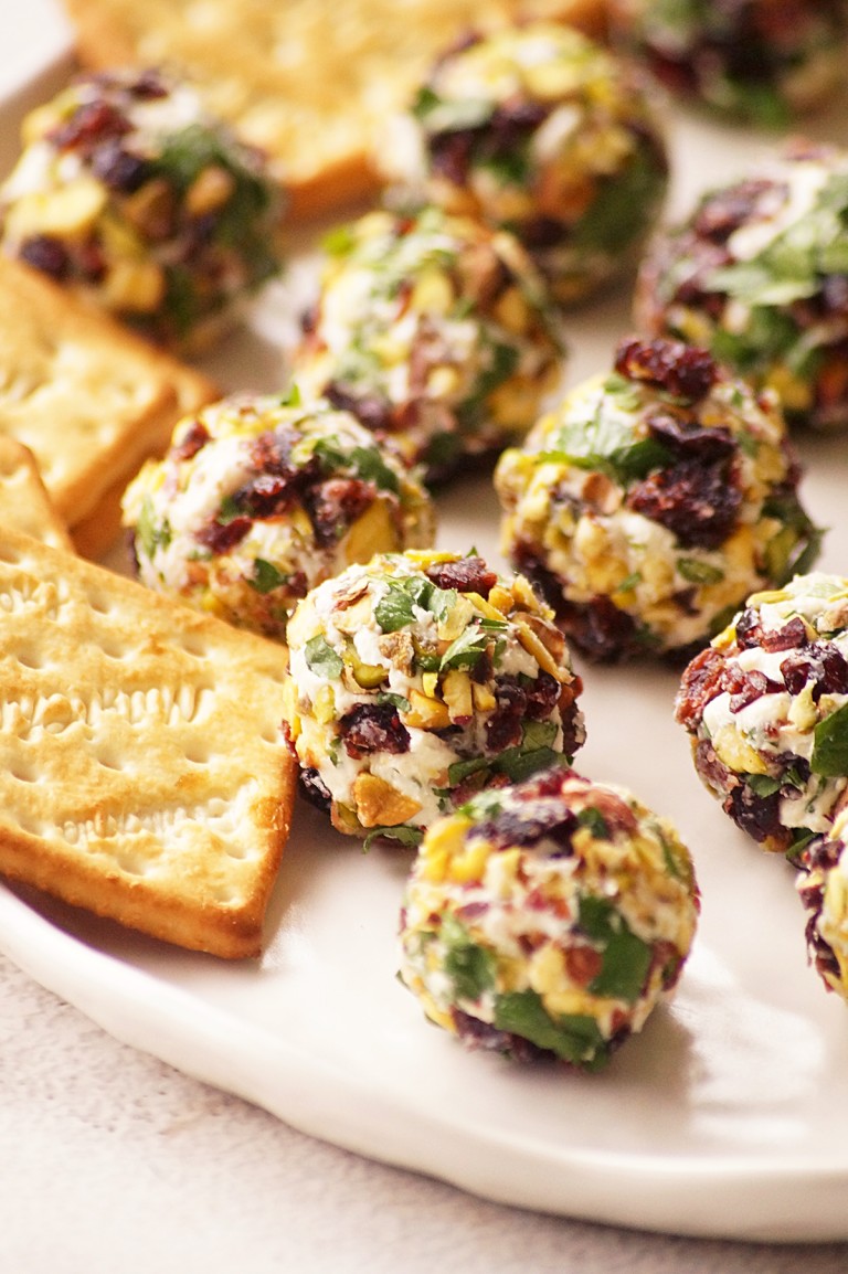 Festive Goat Cheese Balls Recipe